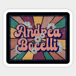 Awesome Name Bocelli Lovely Styles Vintage 70s 80s 90s Sticker